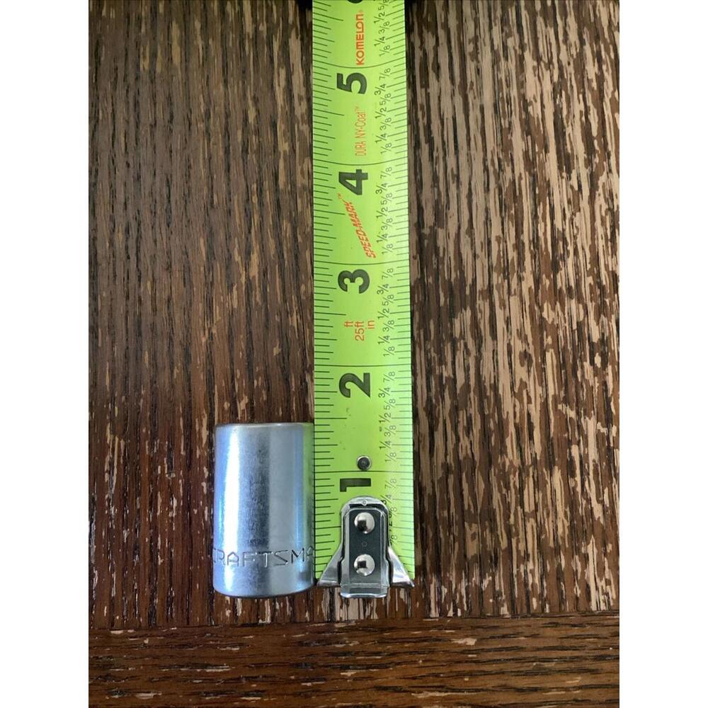 Vintage Craftsman Tools Series =V= 11/16" Chrome Socket 1/2" Drive 12 Pt. U.S.A